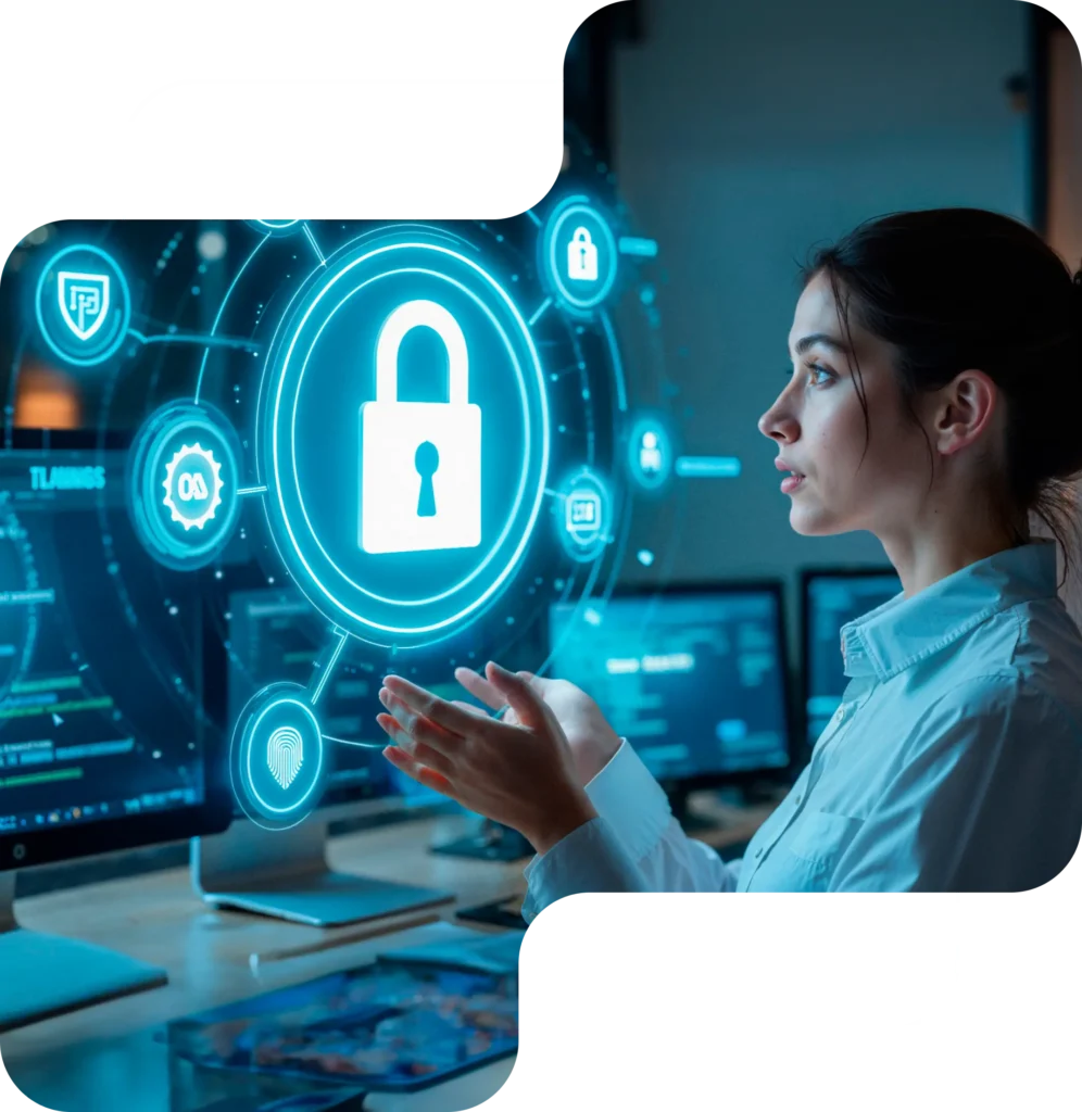 image with lock