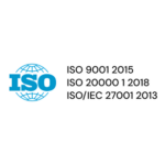ISO 9001:2015 ISO 20000-1:2018 ISO/IEC 27001:2013